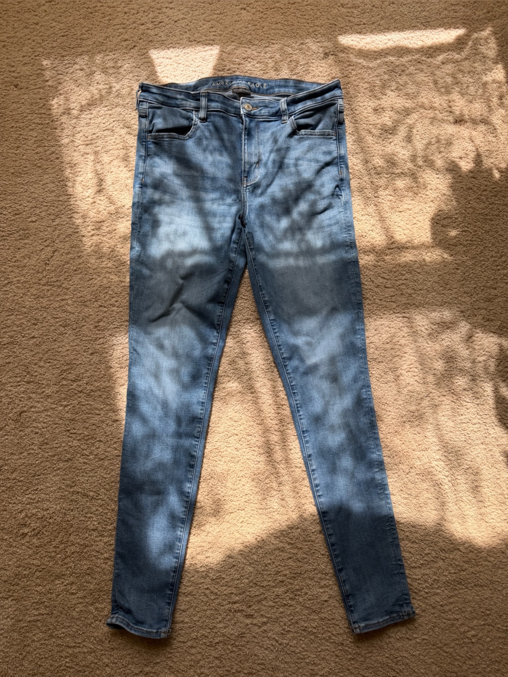 American Eagle Outfitters Women's Skinny Jeans in Light Blue